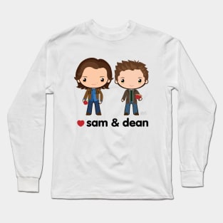 Love Sam & Dean - Supernatural Long Sleeve T-Shirt